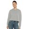 BELLA + CANVAS® Women’s Crop Fleece Long Sleeve Hoodie Sweatshirt